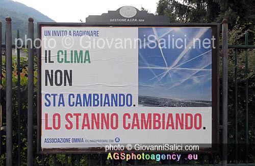 Cambiamento climatico o geoingegneria, il manifesto Omnia sul cambiamento climatico e geoingeneria a Morbegno